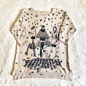 Like-New Cream Classy Boutique Ladies Sweater